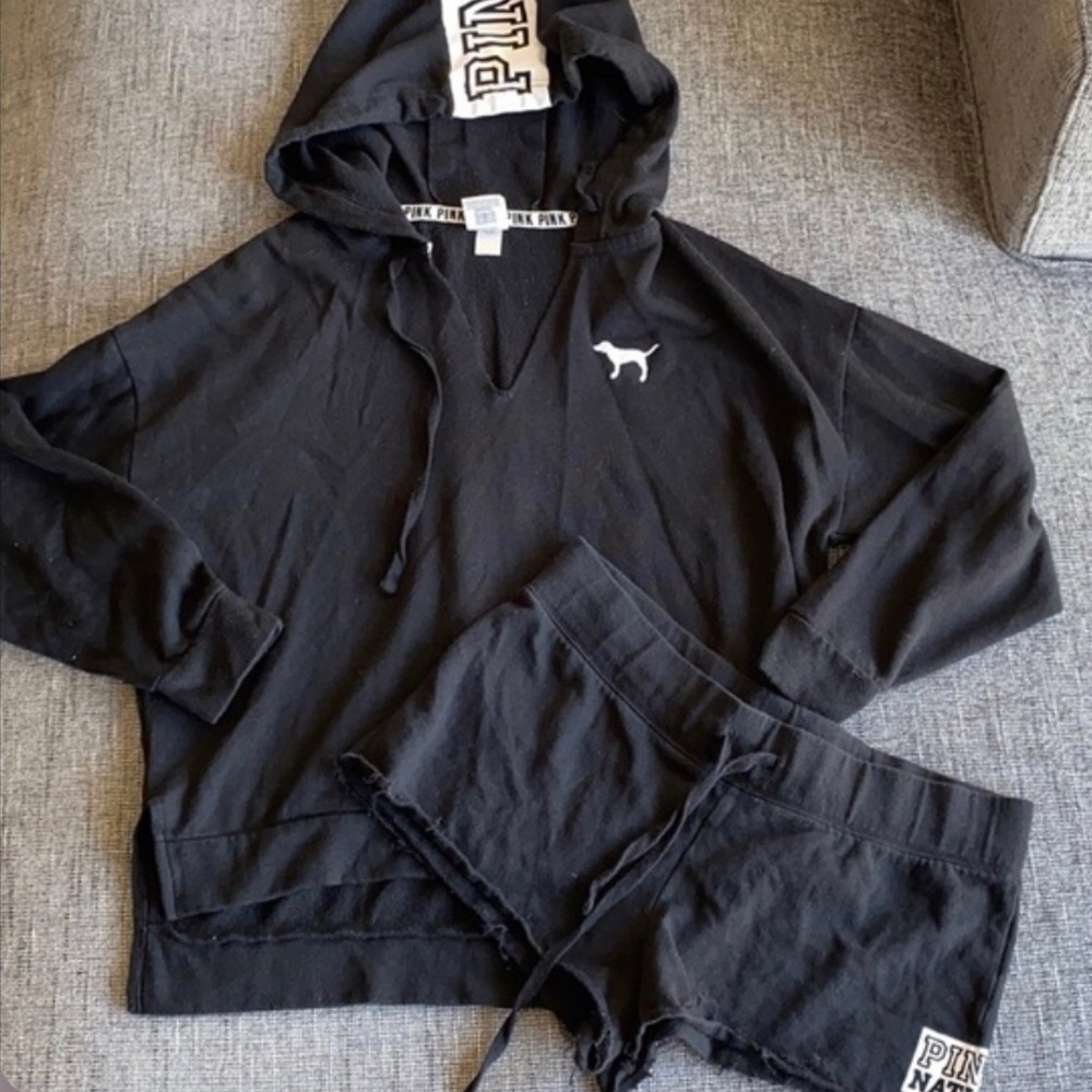 PINK hoodie set